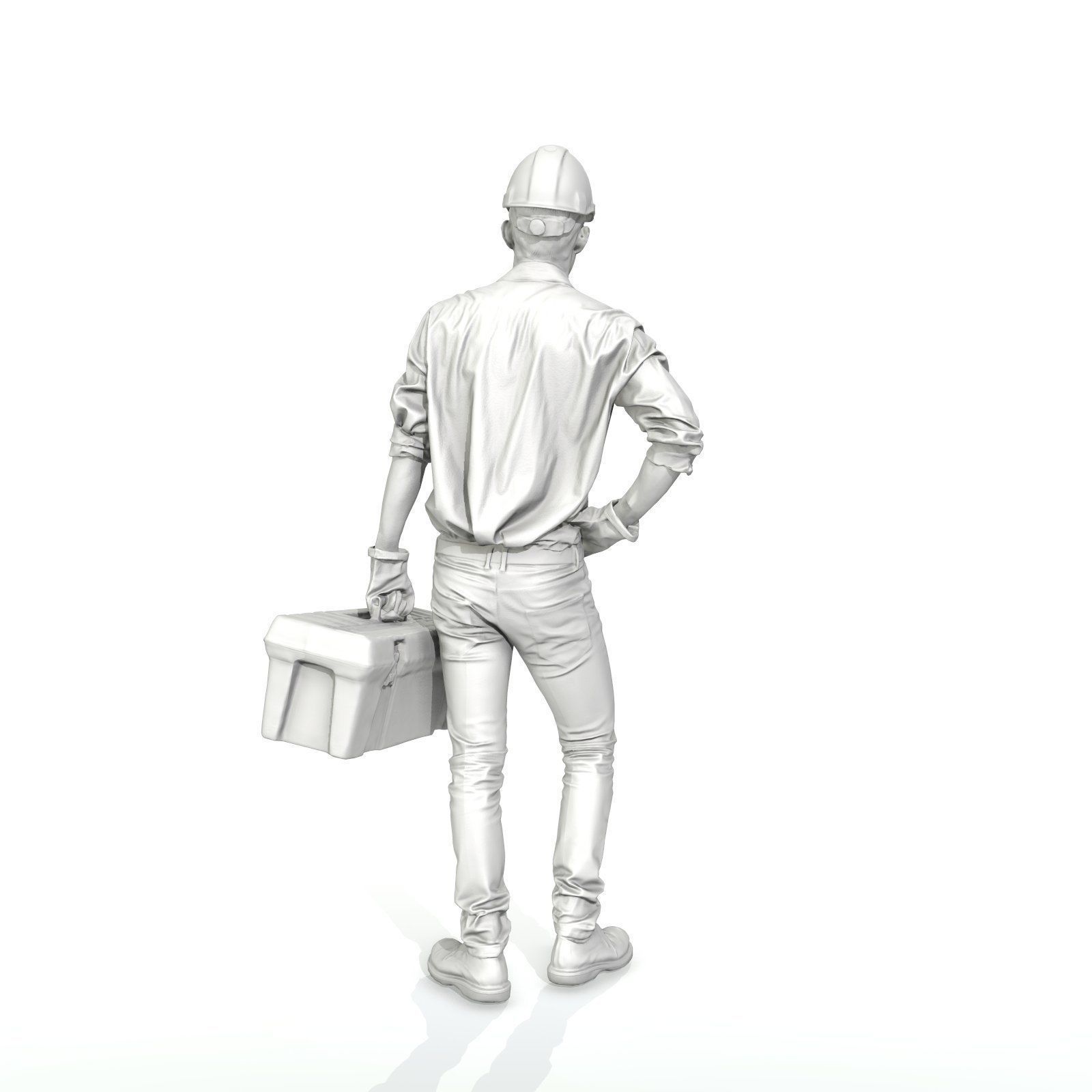 Man with Yellow Helmet Holding Toolbox WMan0308-HD2-O01P01-S 3D model_61
