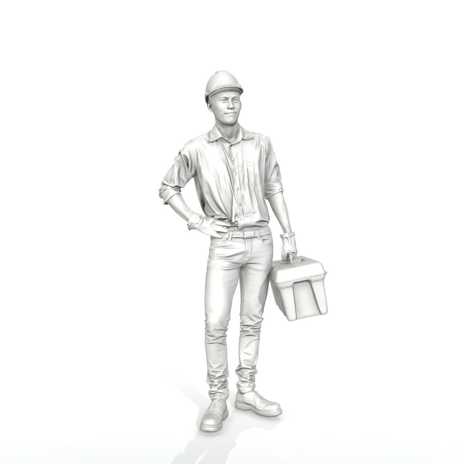 Man with Yellow Helmet Holding Toolbox WMan0308-HD2-O01P01-S 3D model_51