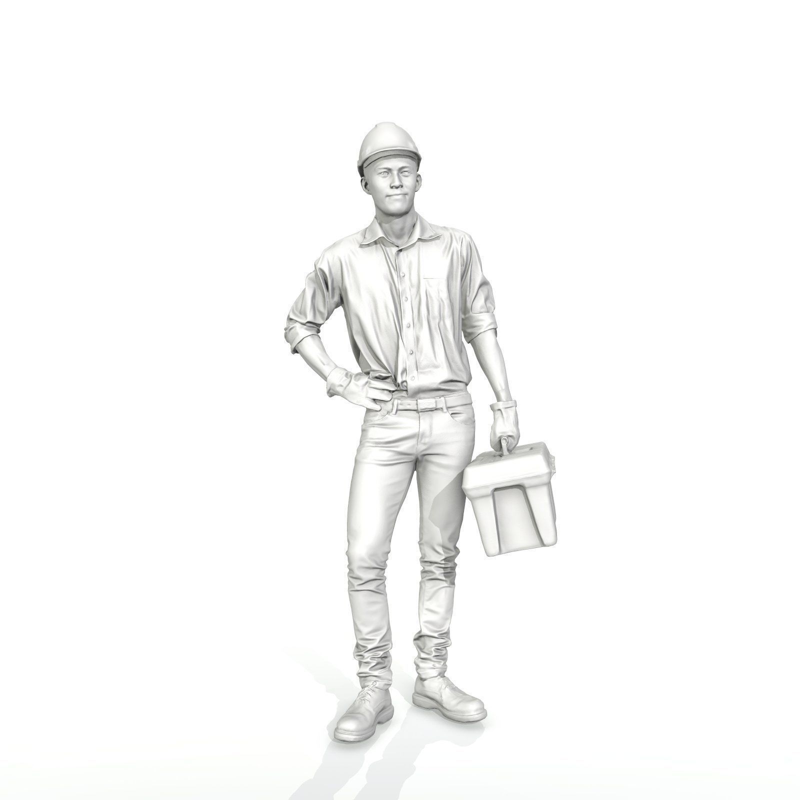Man with Yellow Helmet Holding Toolbox WMan0308-HD2-O01P01-S 3D model_65