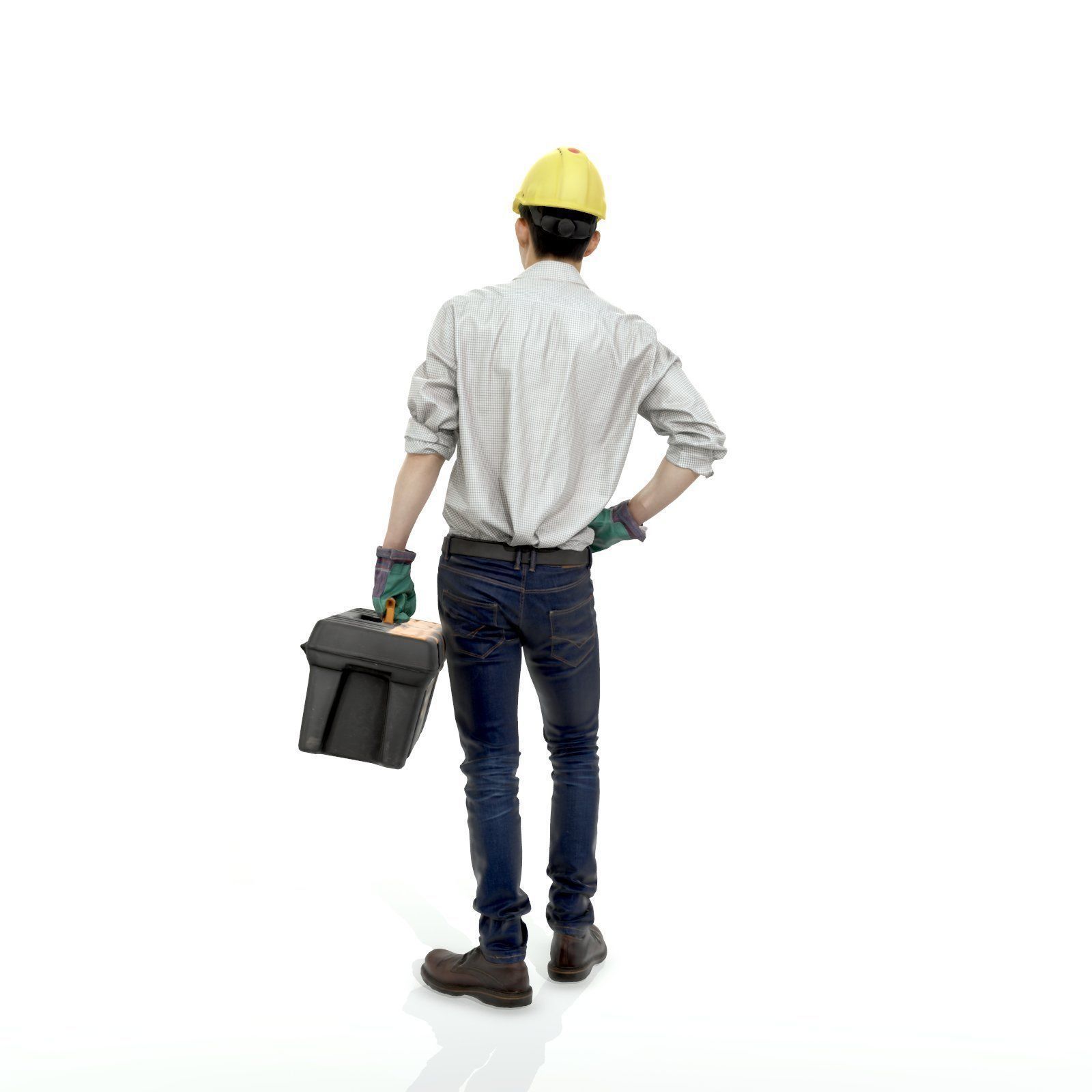 Man with Yellow Helmet Holding Toolbox WMan0308-HD2-O01P01-S 3D model_14
