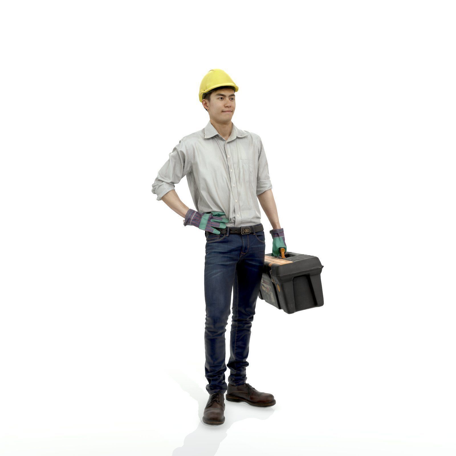 Man with Yellow Helmet Holding Toolbox WMan0308-HD2-O01P01-S 3D model_34