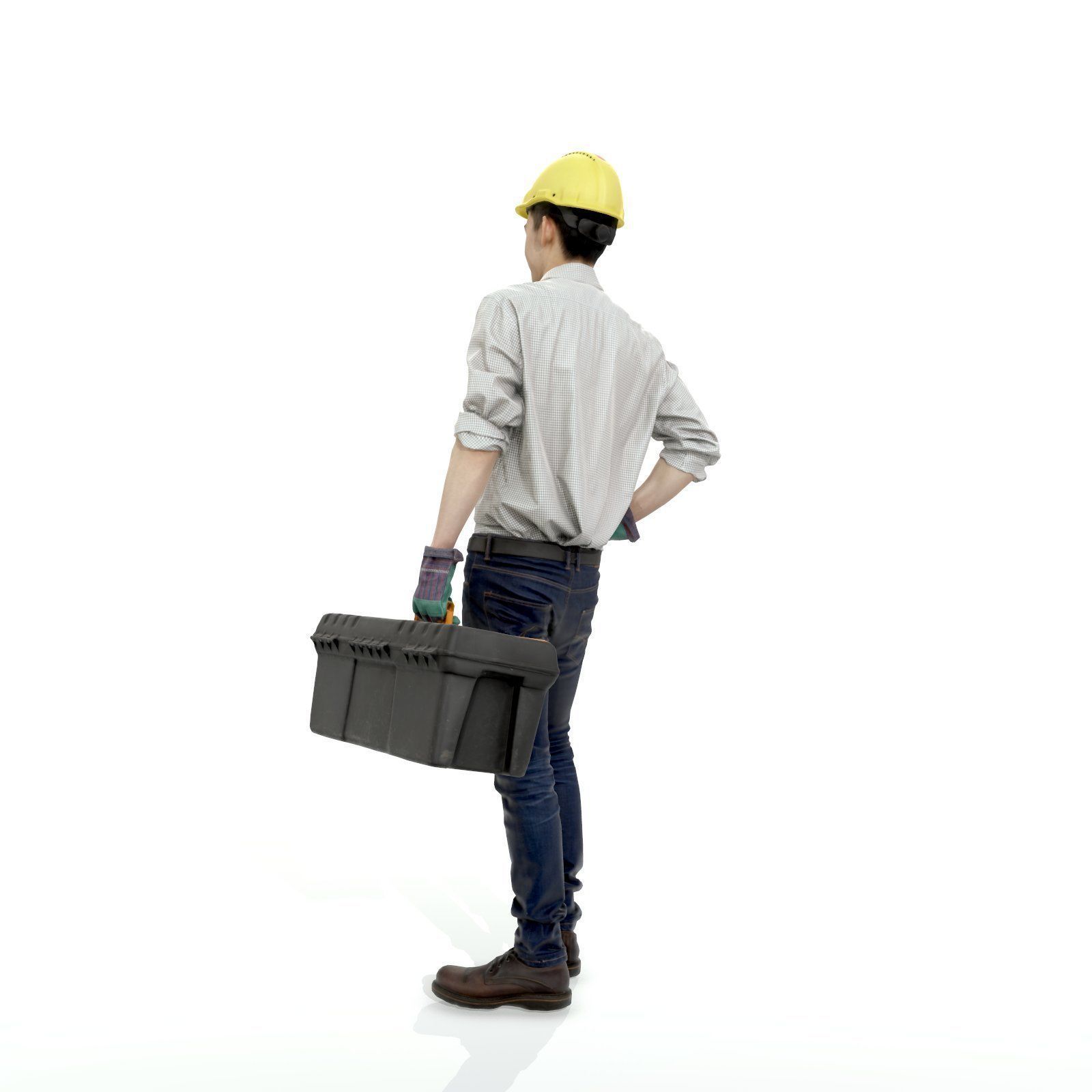Man with Yellow Helmet Holding Toolbox WMan0308-HD2-O01P01-S 3D model_17