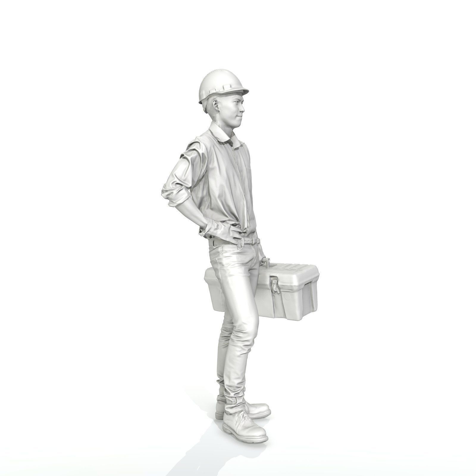 Man with Yellow Helmet Holding Toolbox WMan0308-HD2-O01P01-S 3D model_19