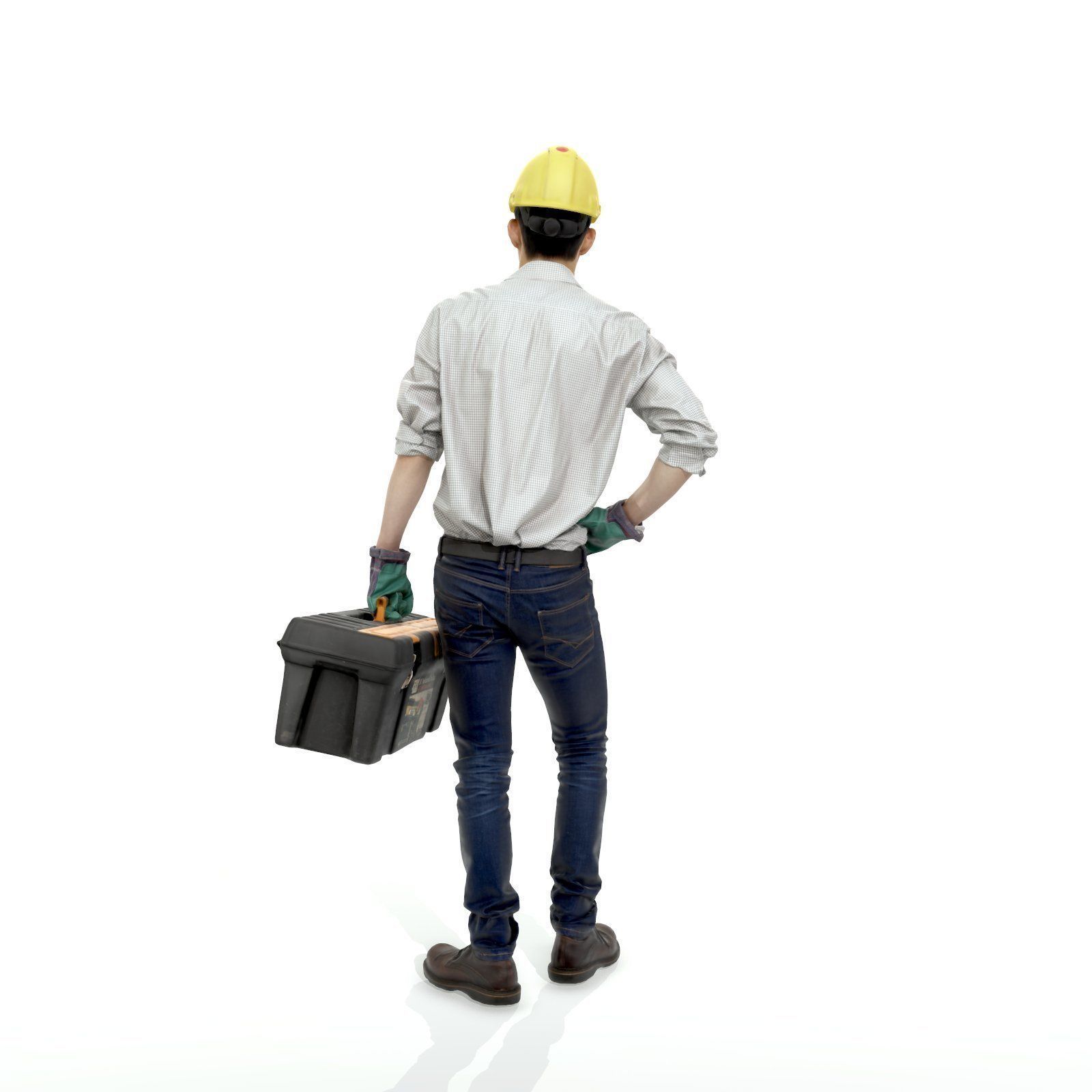 Man with Yellow Helmet Holding Toolbox WMan0308-HD2-O01P01-S 3D model_29