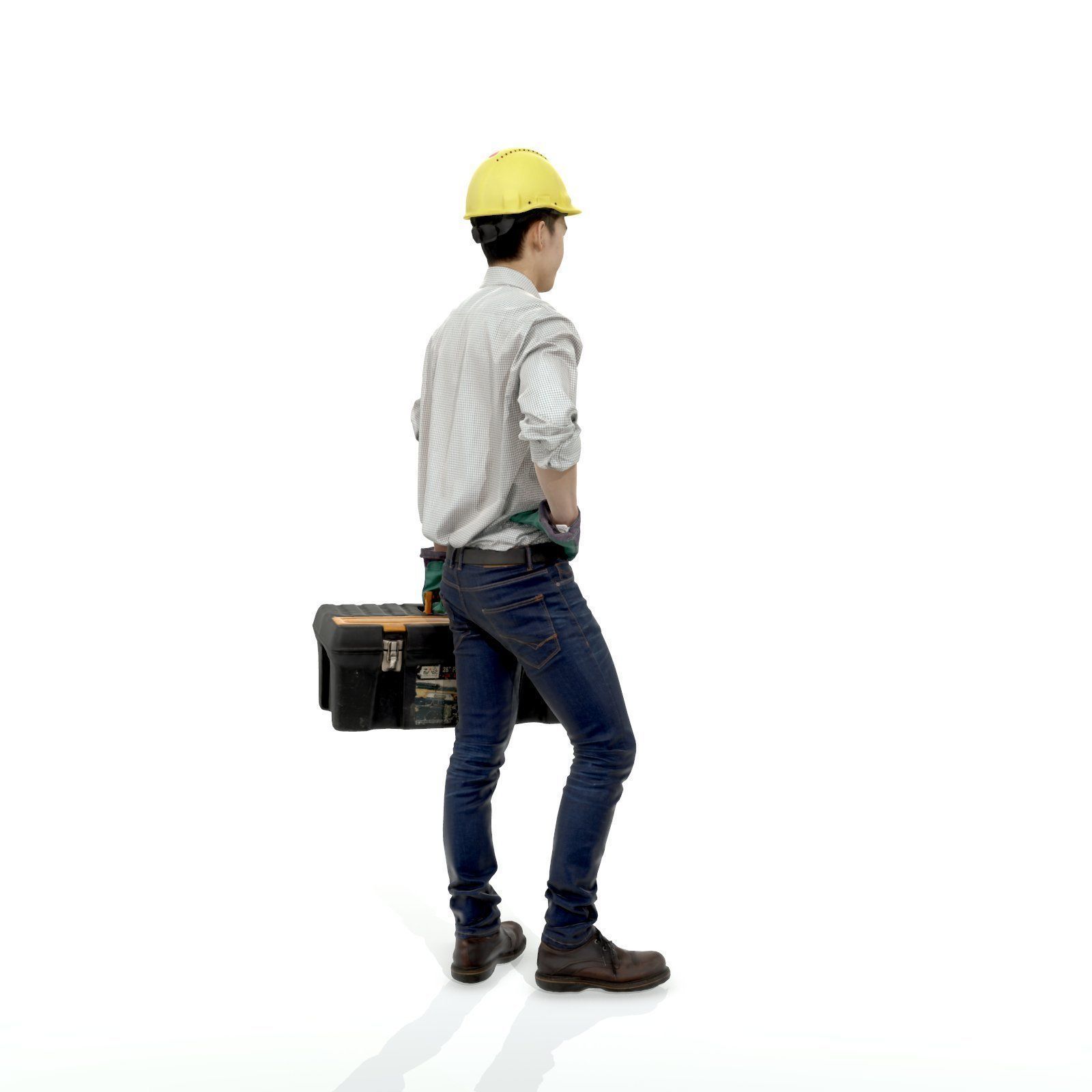 Man with Yellow Helmet Holding Toolbox WMan0308-HD2-O01P01-S 3D model_22