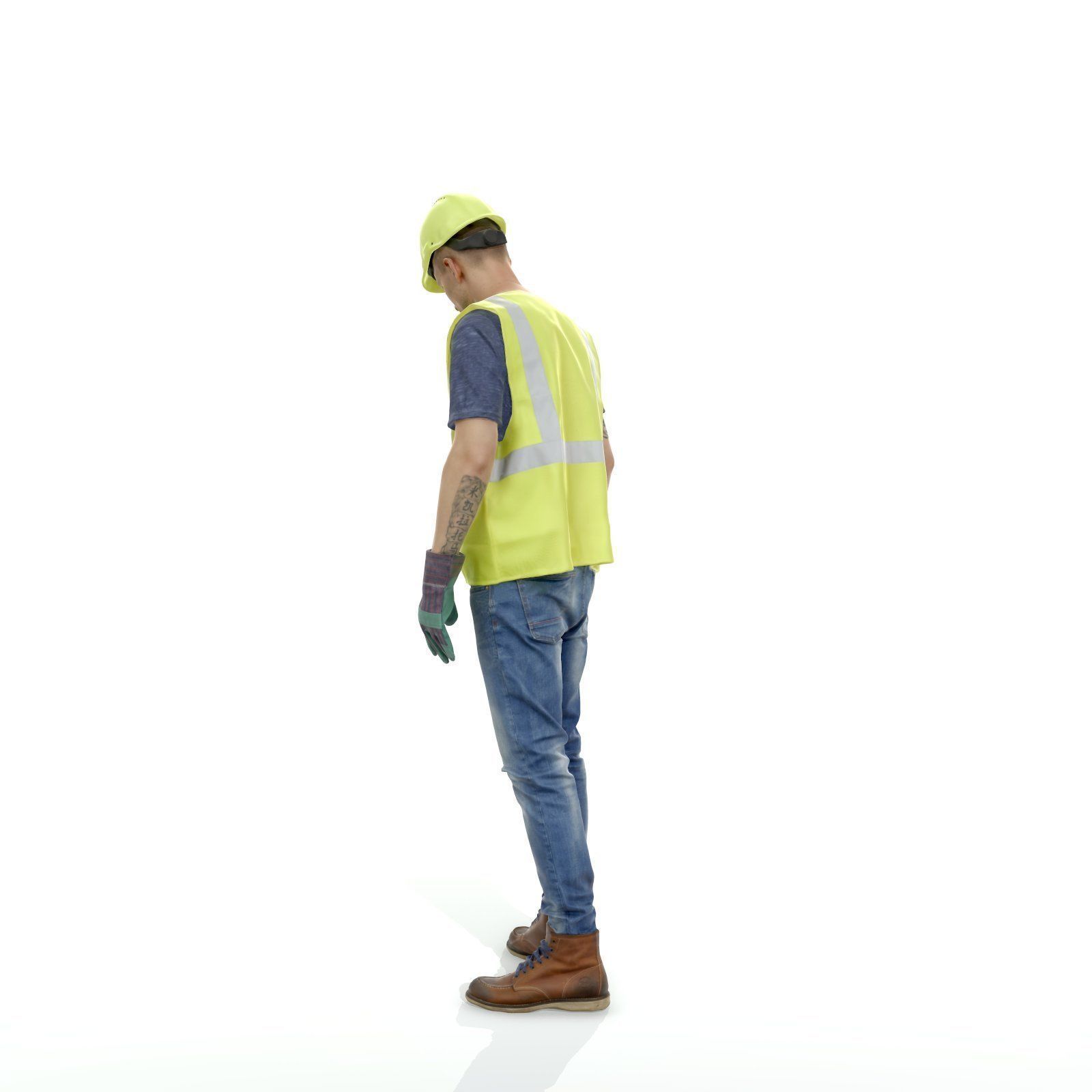 Worker with Yellow Vest and Helmet WMan0307-HD2-O01P01-S 3D model_42