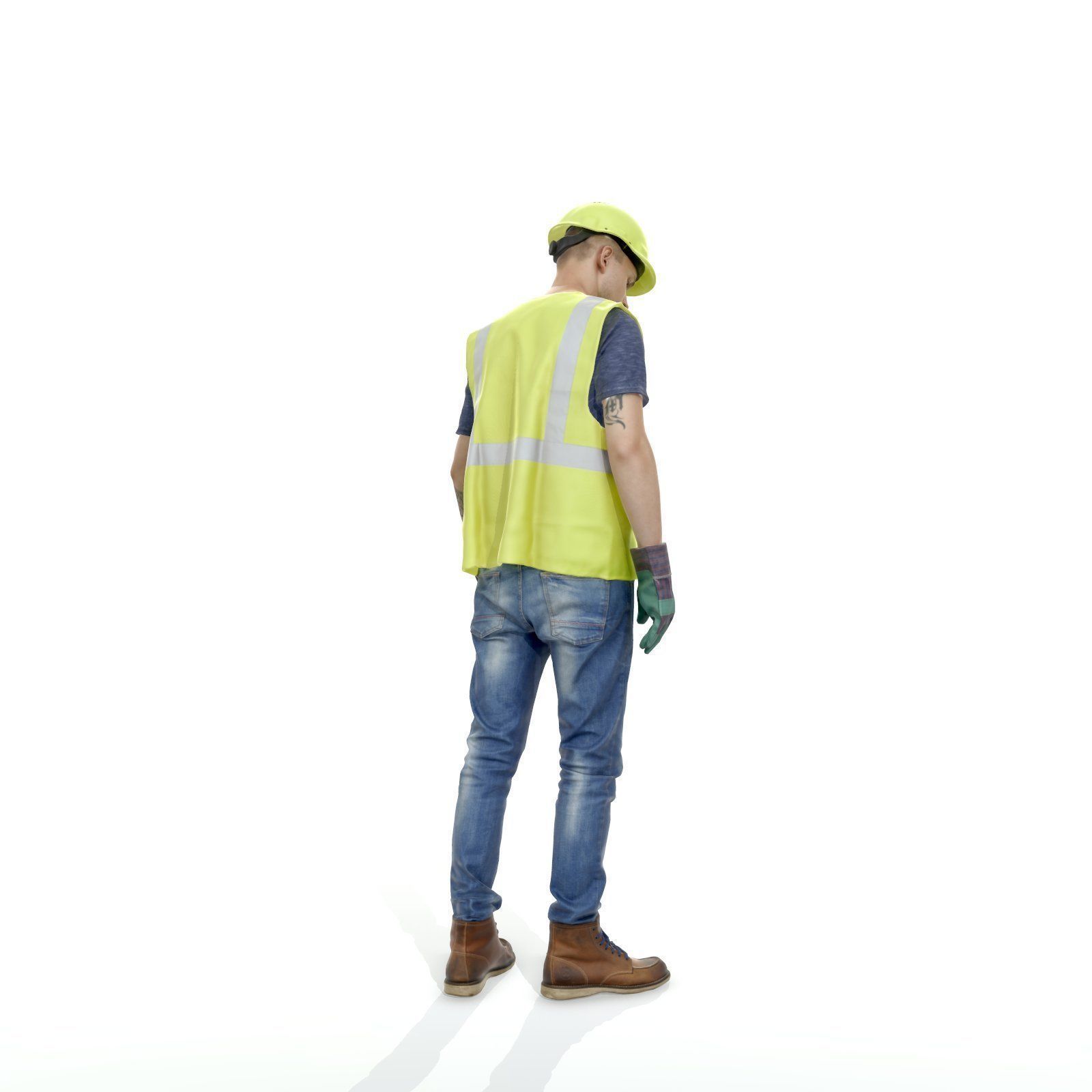 Worker with Yellow Vest and Helmet WMan0307-HD2-O01P01-S 3D model_12