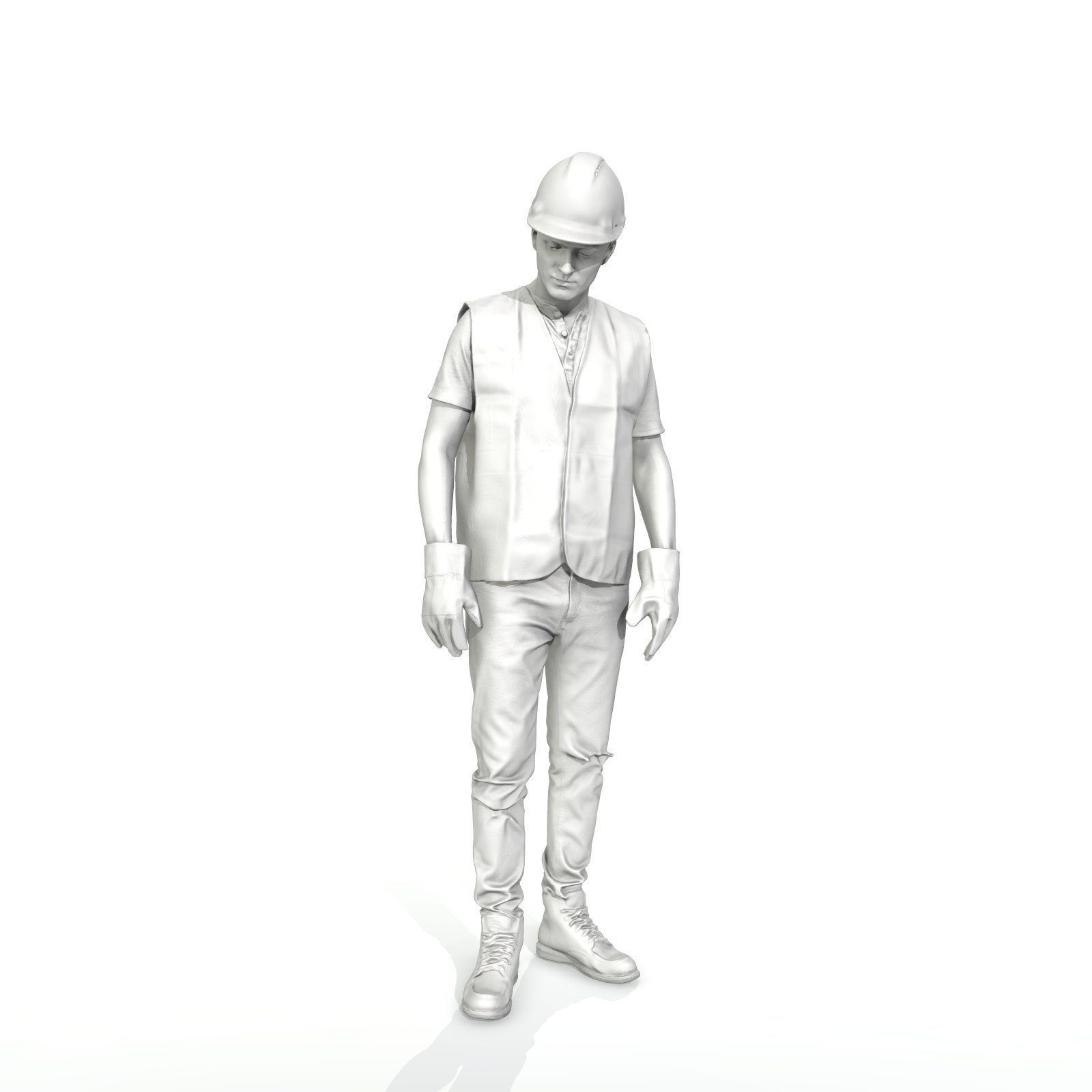 Worker with Yellow Vest and Helmet WMan0307-HD2-O01P01-S 3D model_6
