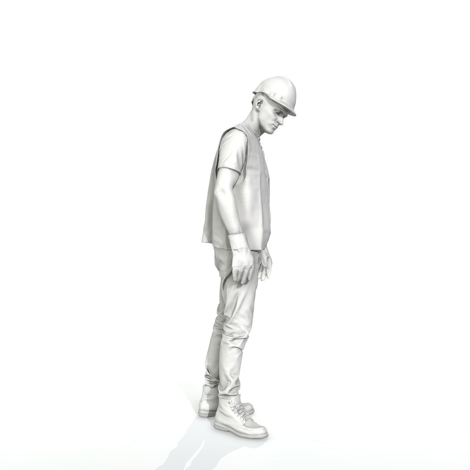 Worker with Yellow Vest and Helmet WMan0307-HD2-O01P01-S 3D model_70