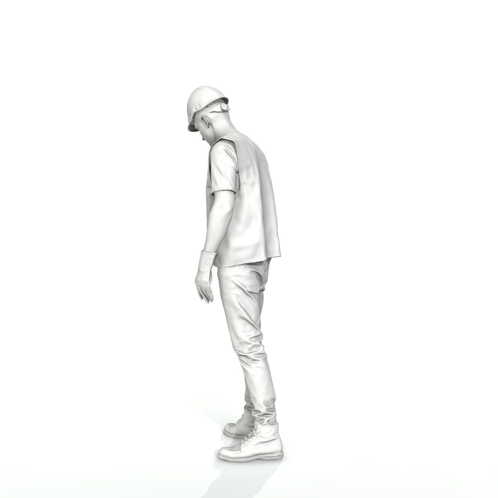 Worker with Yellow Vest and Helmet WMan0307-HD2-O01P01-S 3D model_18