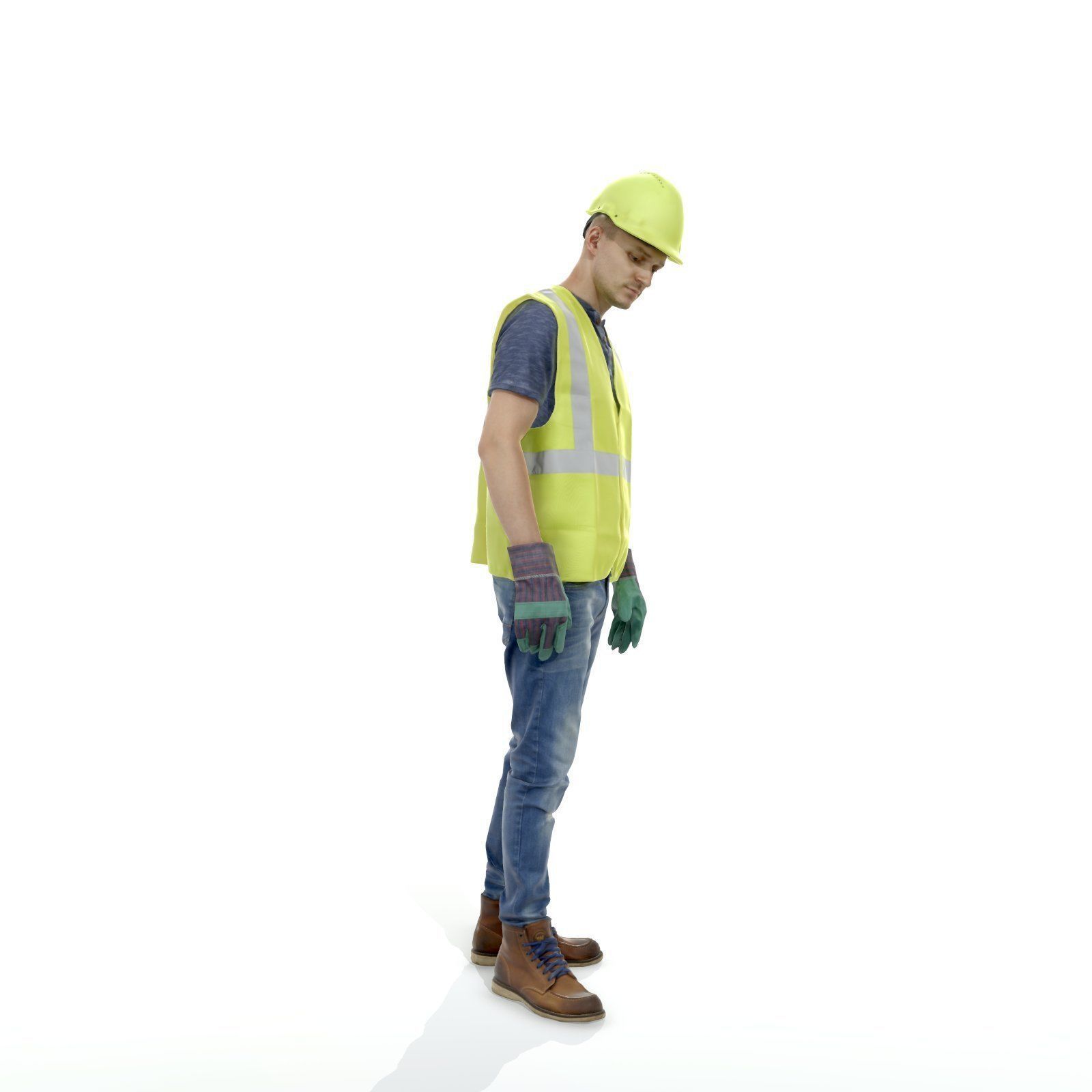 Worker with Yellow Vest and Helmet WMan0307-HD2-O01P01-S 3D model_7