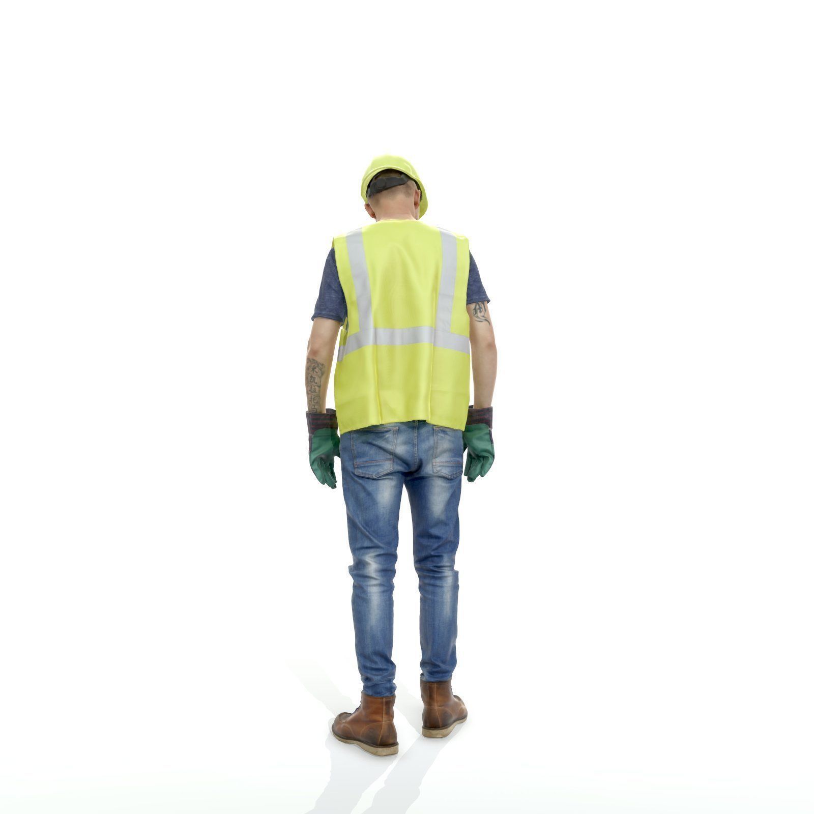 Worker with Yellow Vest and Helmet WMan0307-HD2-O01P01-S 3D model_15