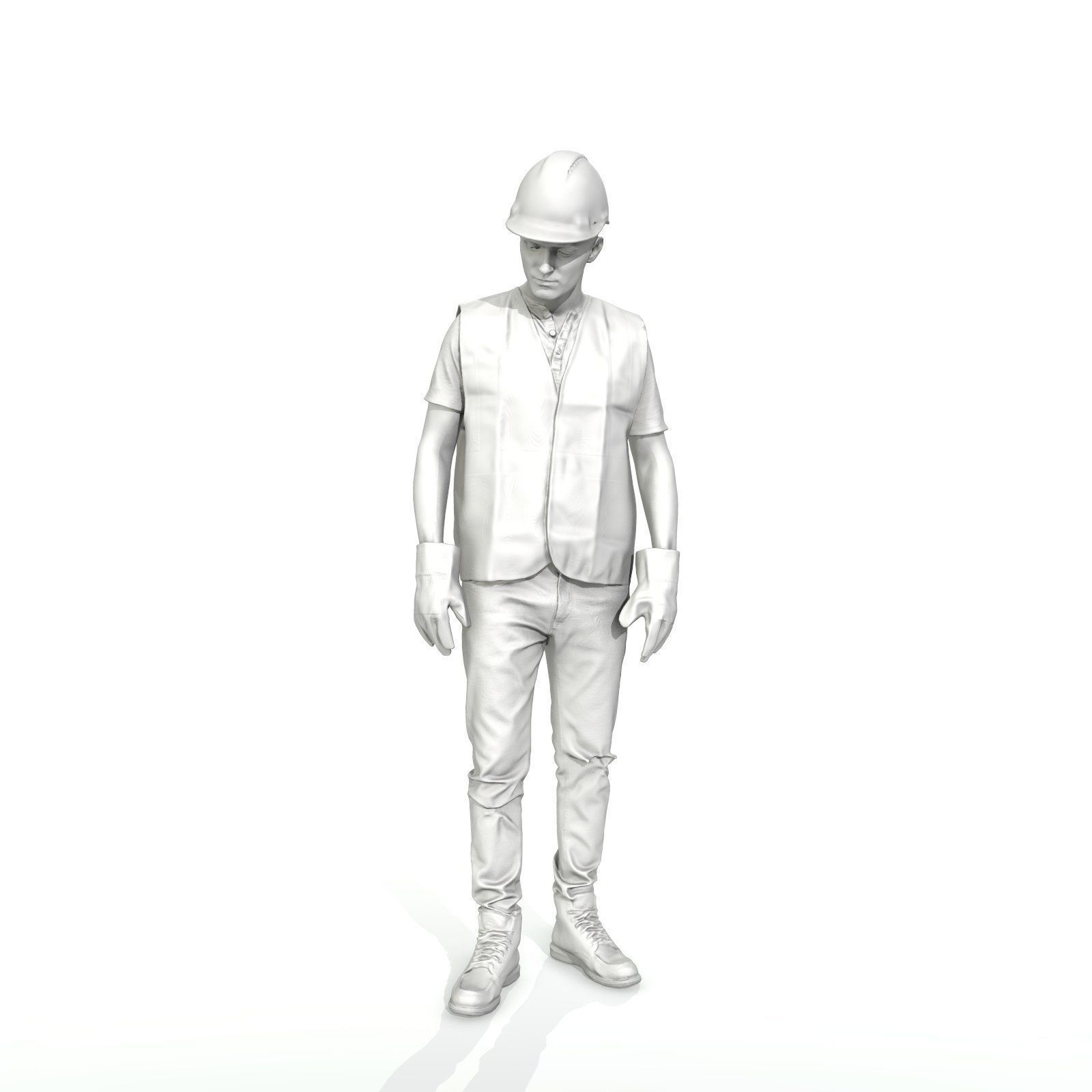 Worker with Yellow Vest and Helmet WMan0307-HD2-O01P01-S 3D model_8