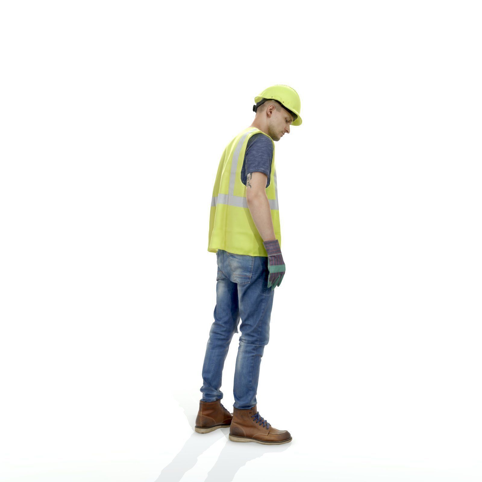 Worker with Yellow Vest and Helmet WMan0307-HD2-O01P01-S 3D model_35