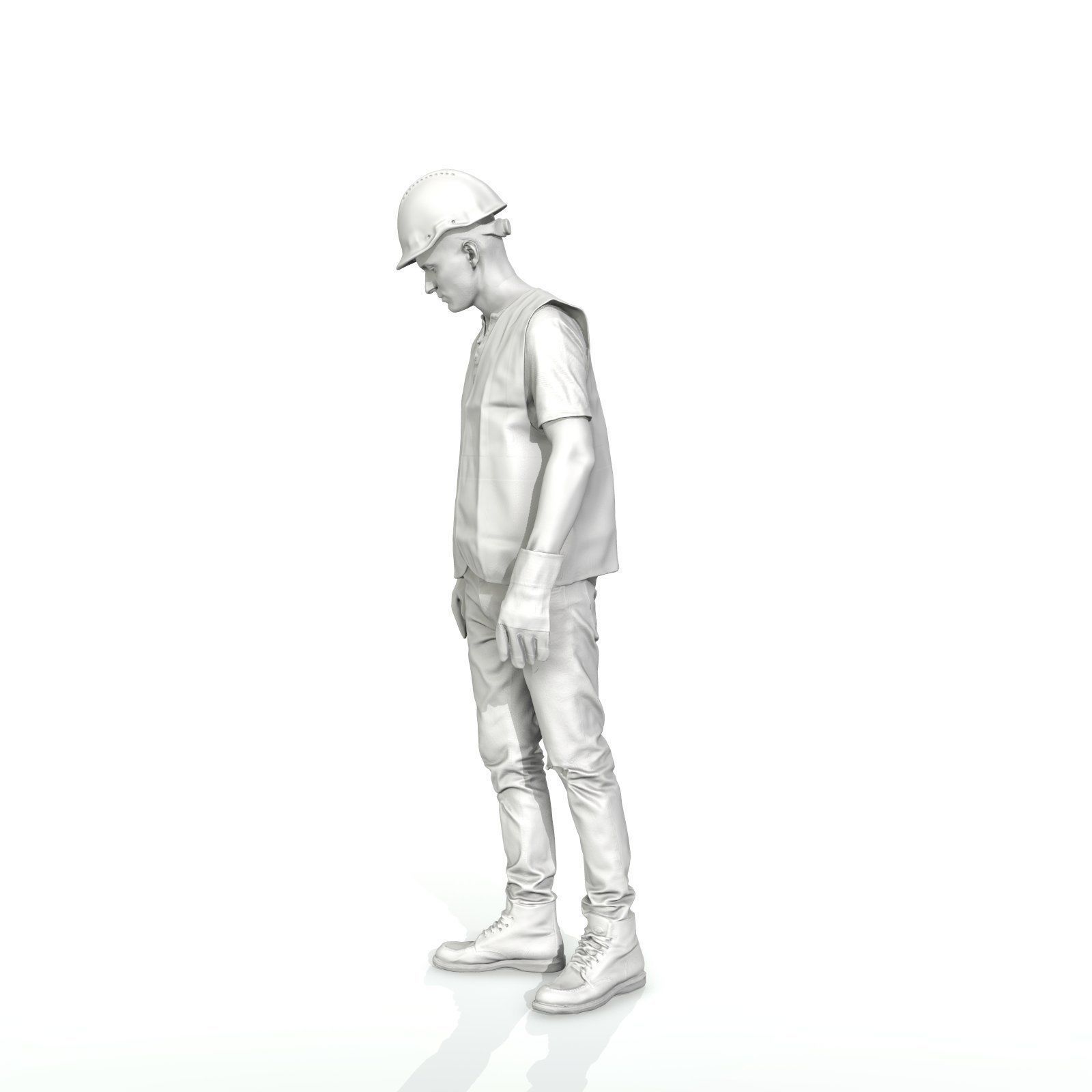 Worker with Yellow Vest and Helmet WMan0307-HD2-O01P01-S 3D model_27