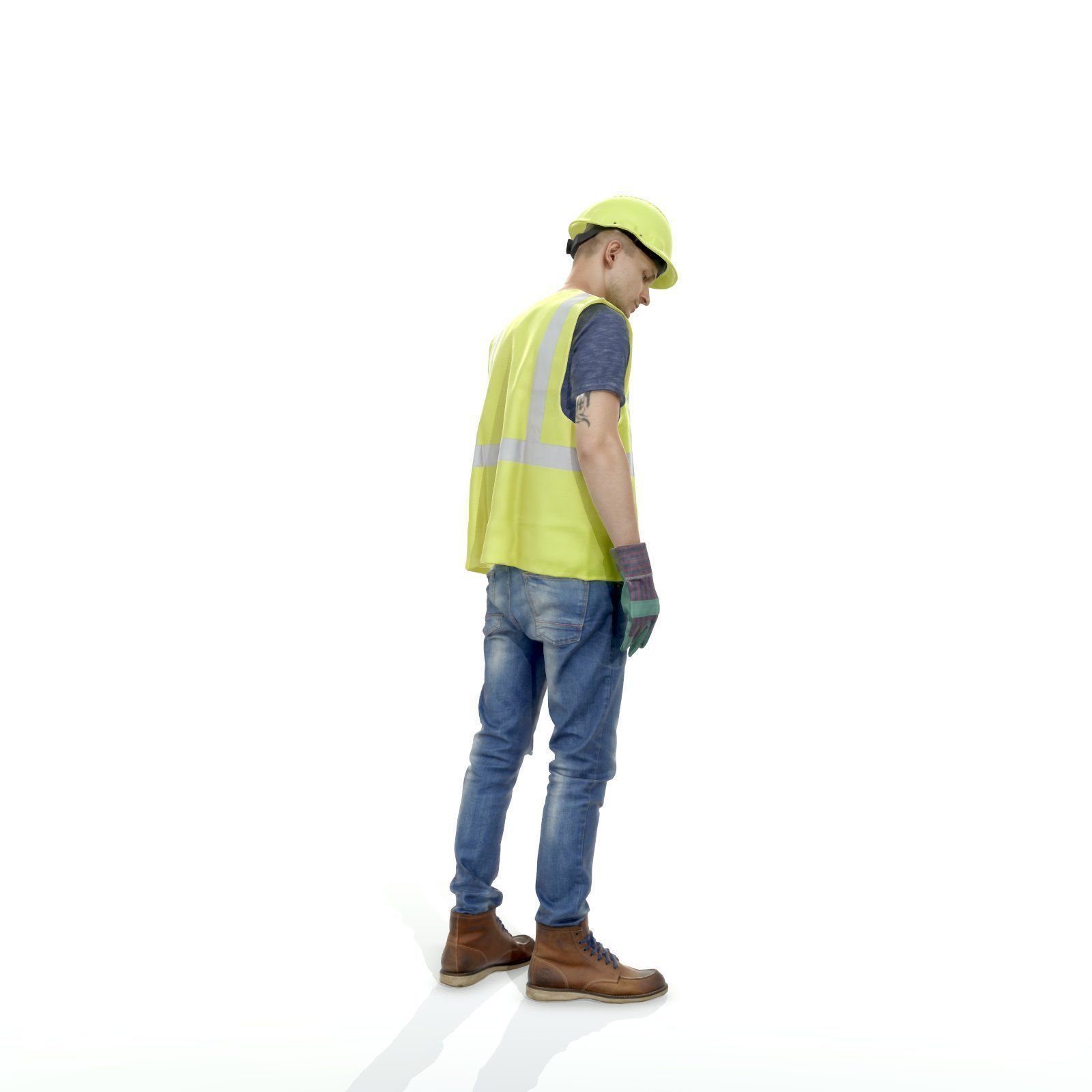Worker with Yellow Vest and Helmet WMan0307-HD2-O01P01-S 3D model_37