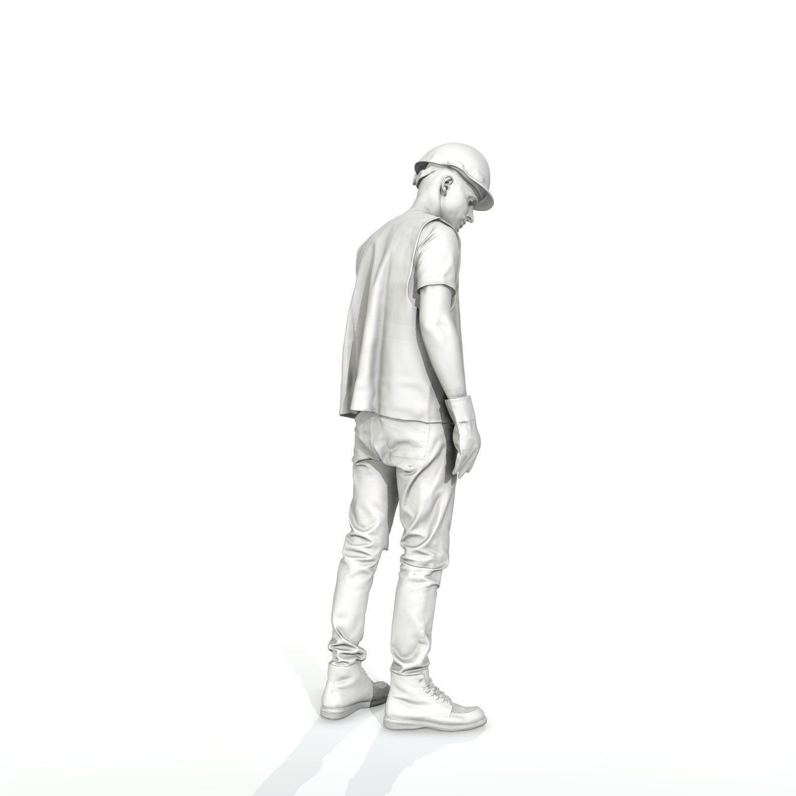 Worker with Yellow Vest and Helmet WMan0307-HD2-O01P01-S 3D model_17