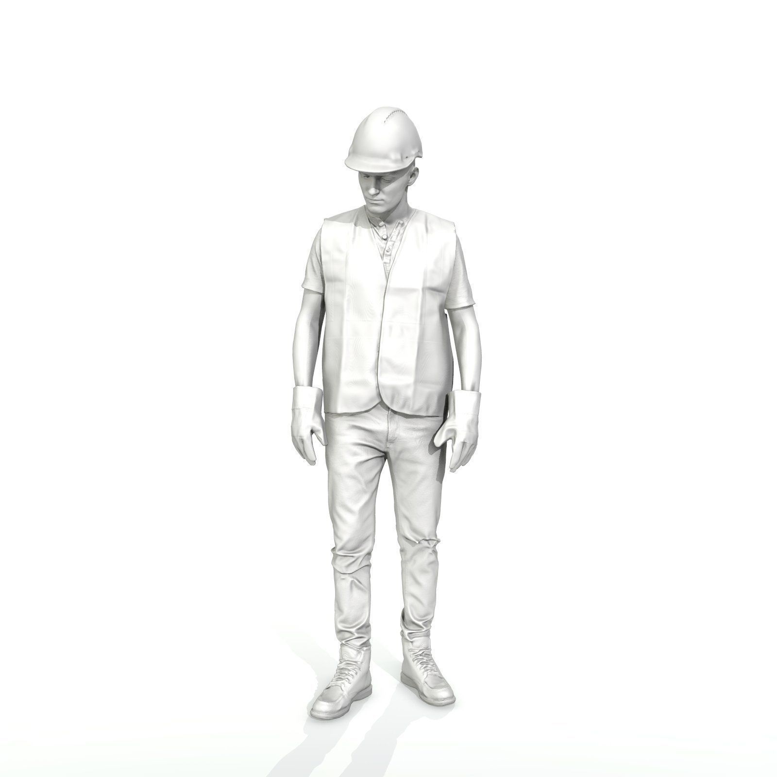 Worker with Yellow Vest and Helmet WMan0307-HD2-O01P01-S 3D model_38