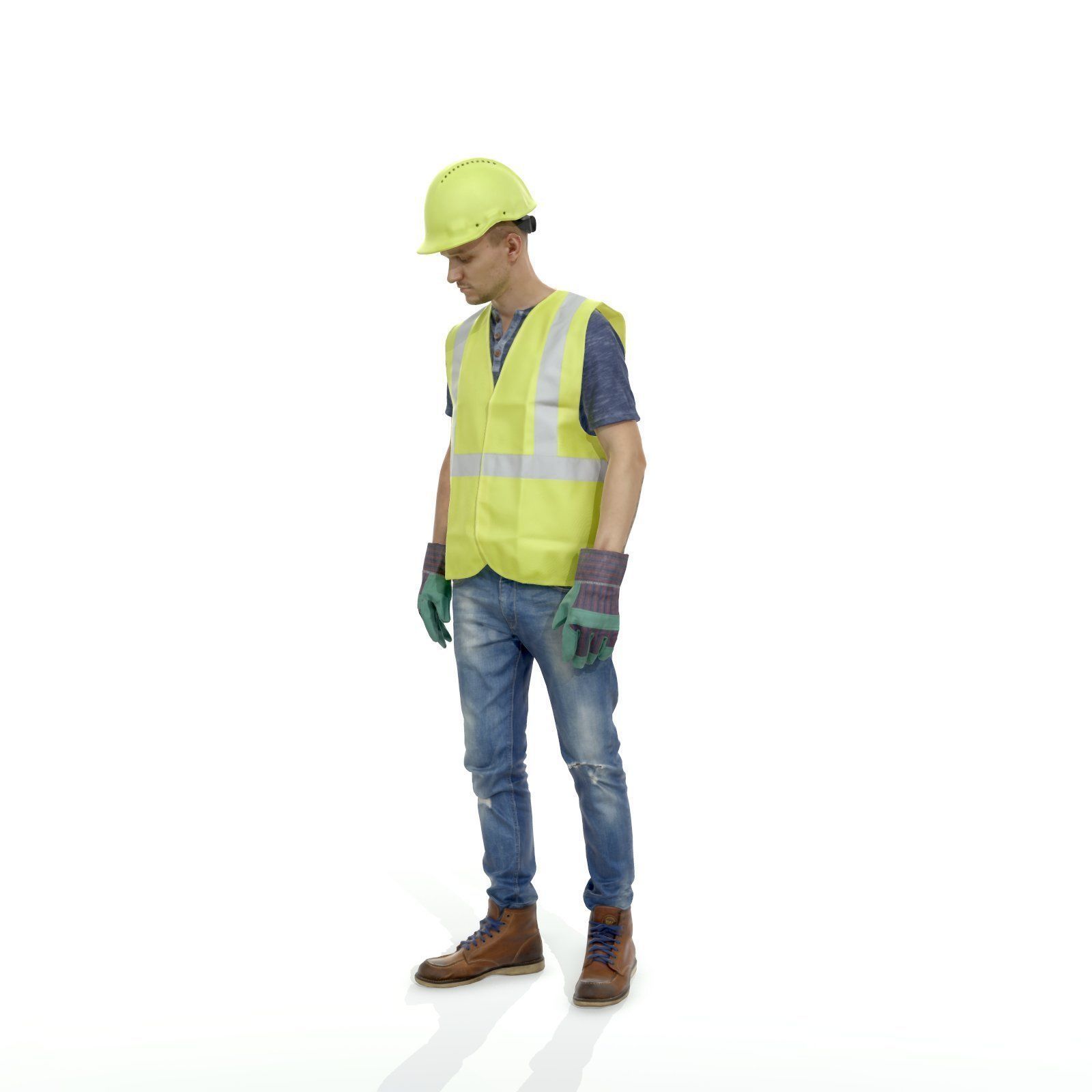 Worker with Yellow Vest and Helmet WMan0307-HD2-O01P01-S 3D model_49