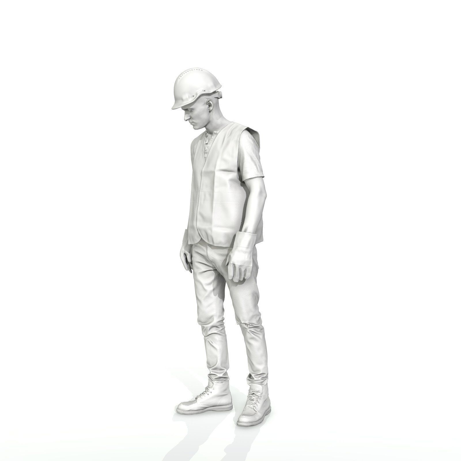 Worker with Yellow Vest and Helmet WMan0307-HD2-O01P01-S 3D model_69