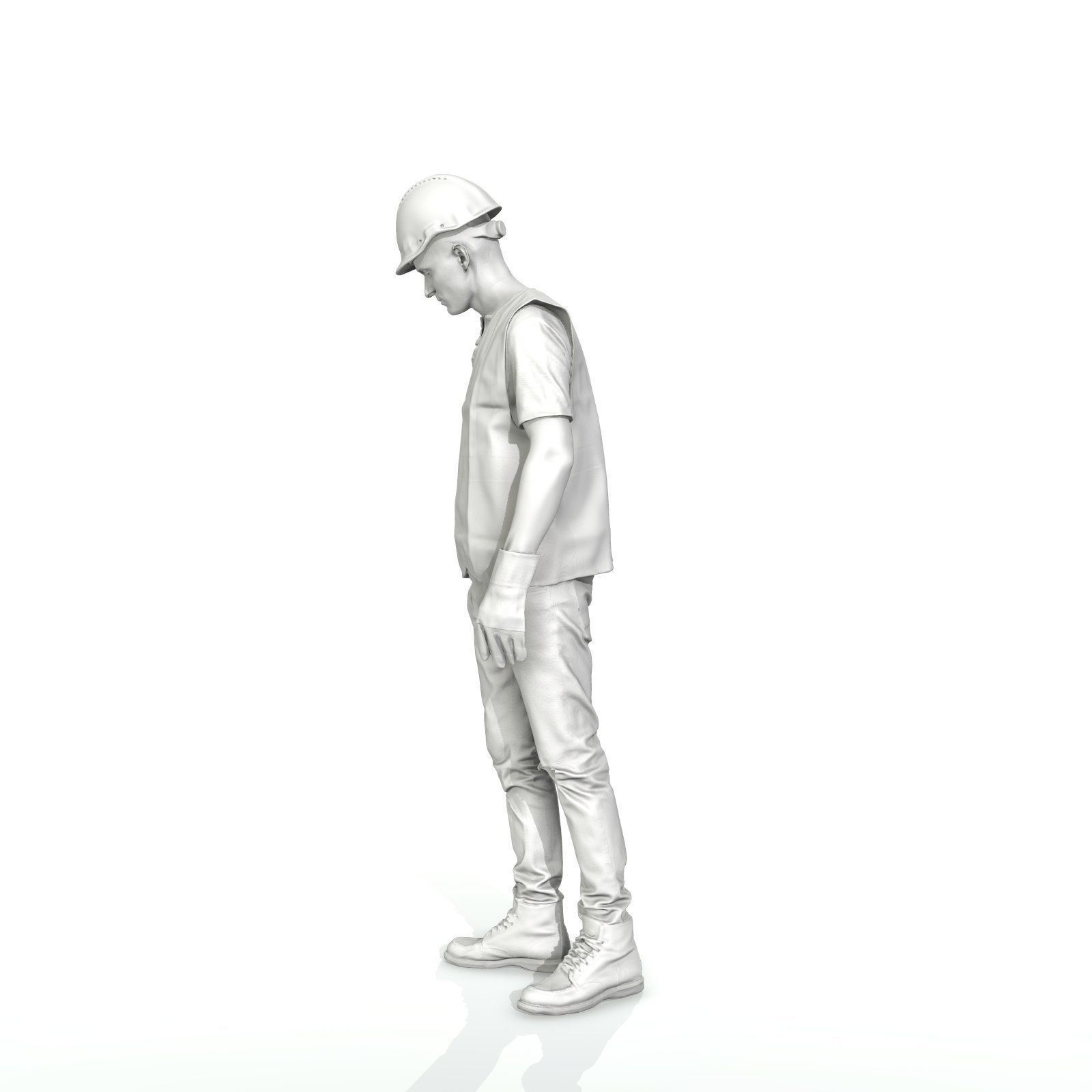 Worker with Yellow Vest and Helmet WMan0307-HD2-O01P01-S 3D model_58