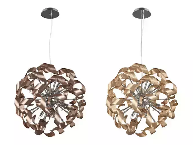 75412x Turbio Lightstar Hanging Chandelier