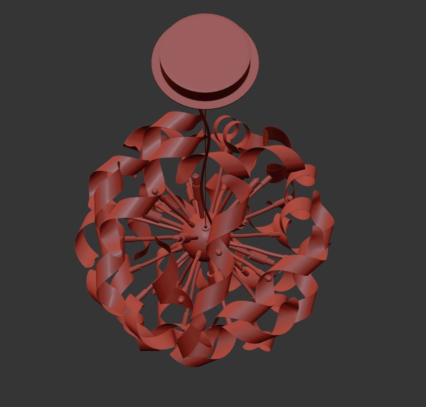 75412x Turbio Lightstar Hanging Chandelier 3D model_11