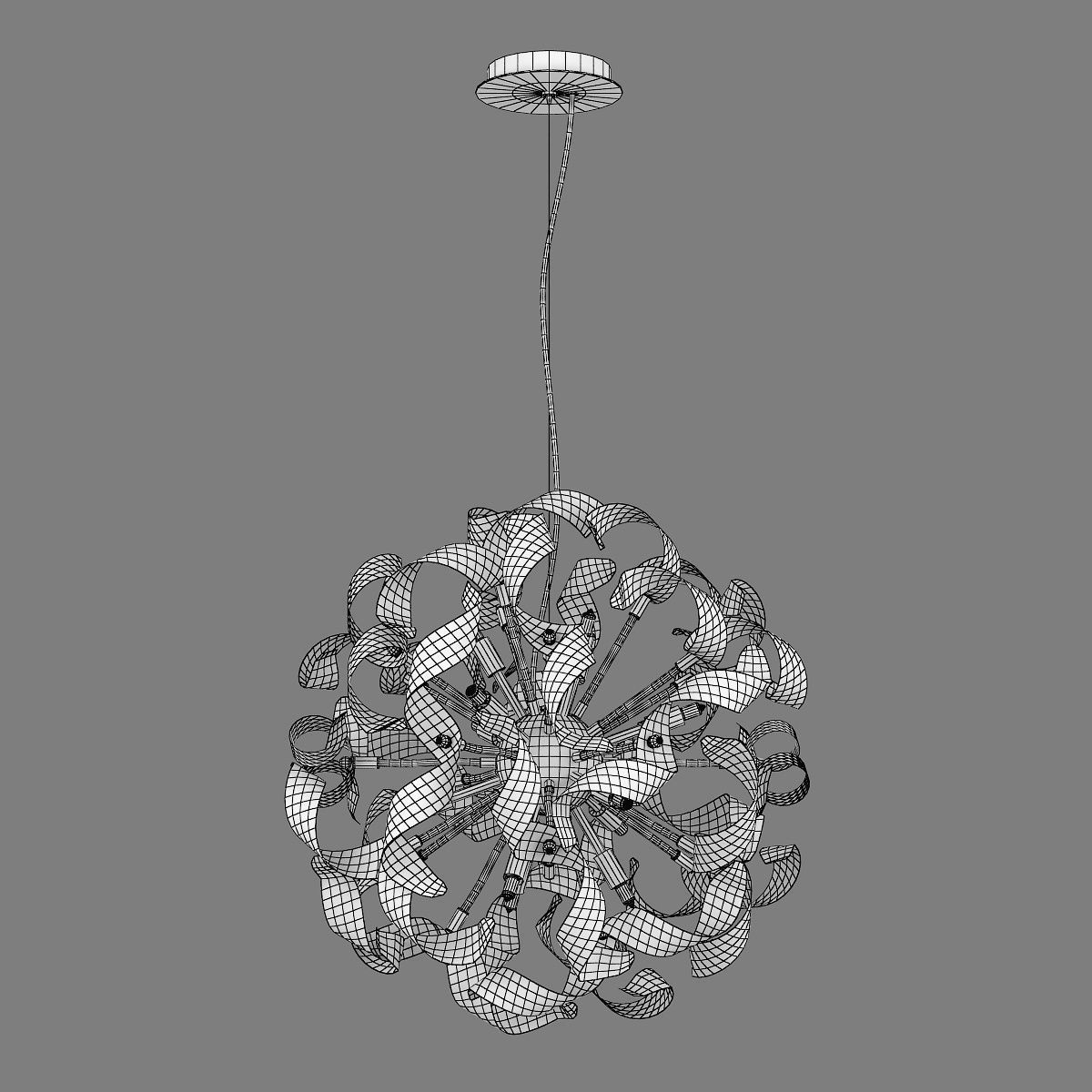 75412x Turbio Lightstar Hanging Chandelier 3D model_2