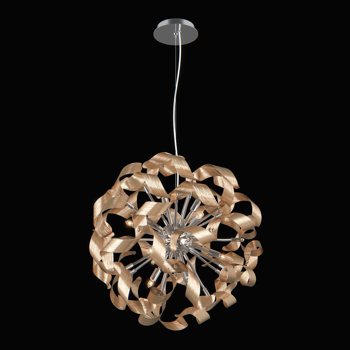 75412x Turbio Lightstar Hanging Chandelier 3D model_5
