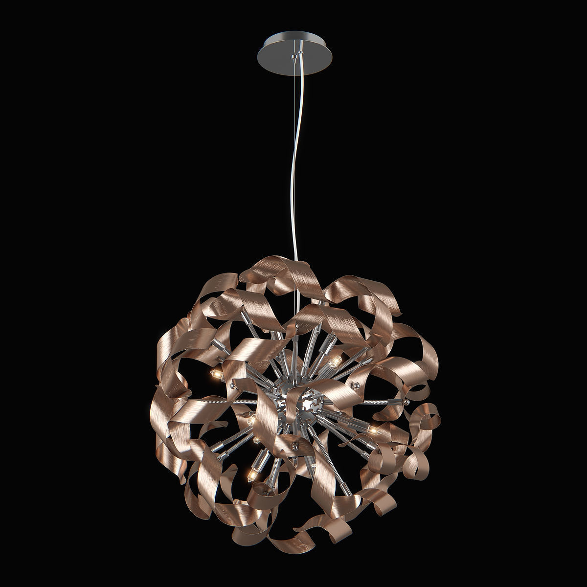 75412x Turbio Lightstar Hanging Chandelier 3D model_8