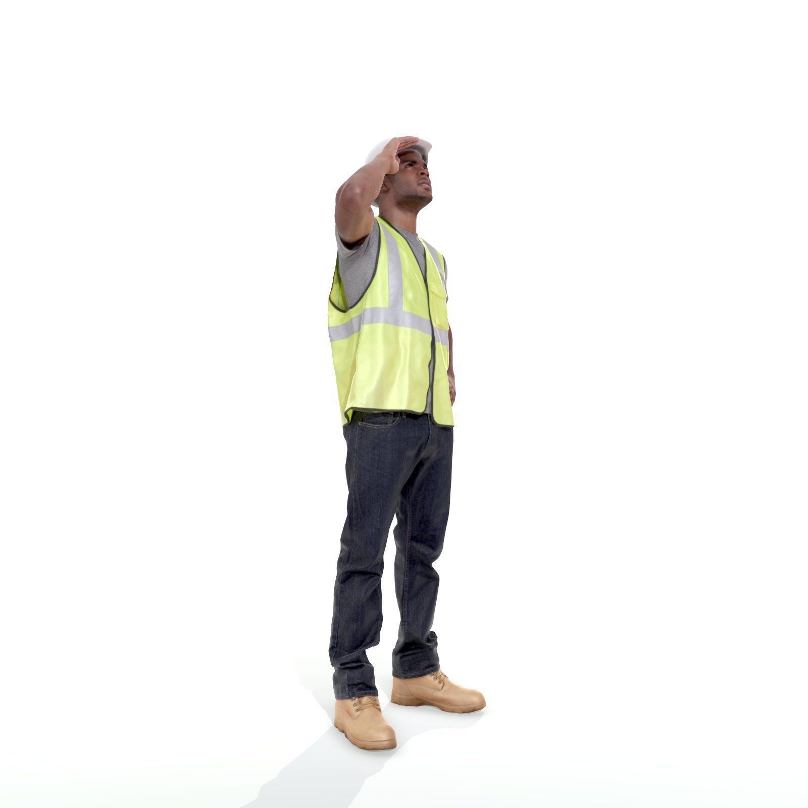 Worker with Yellow Vest and White Helmet WMan0301-HD2-O01P01-S 3D model_43