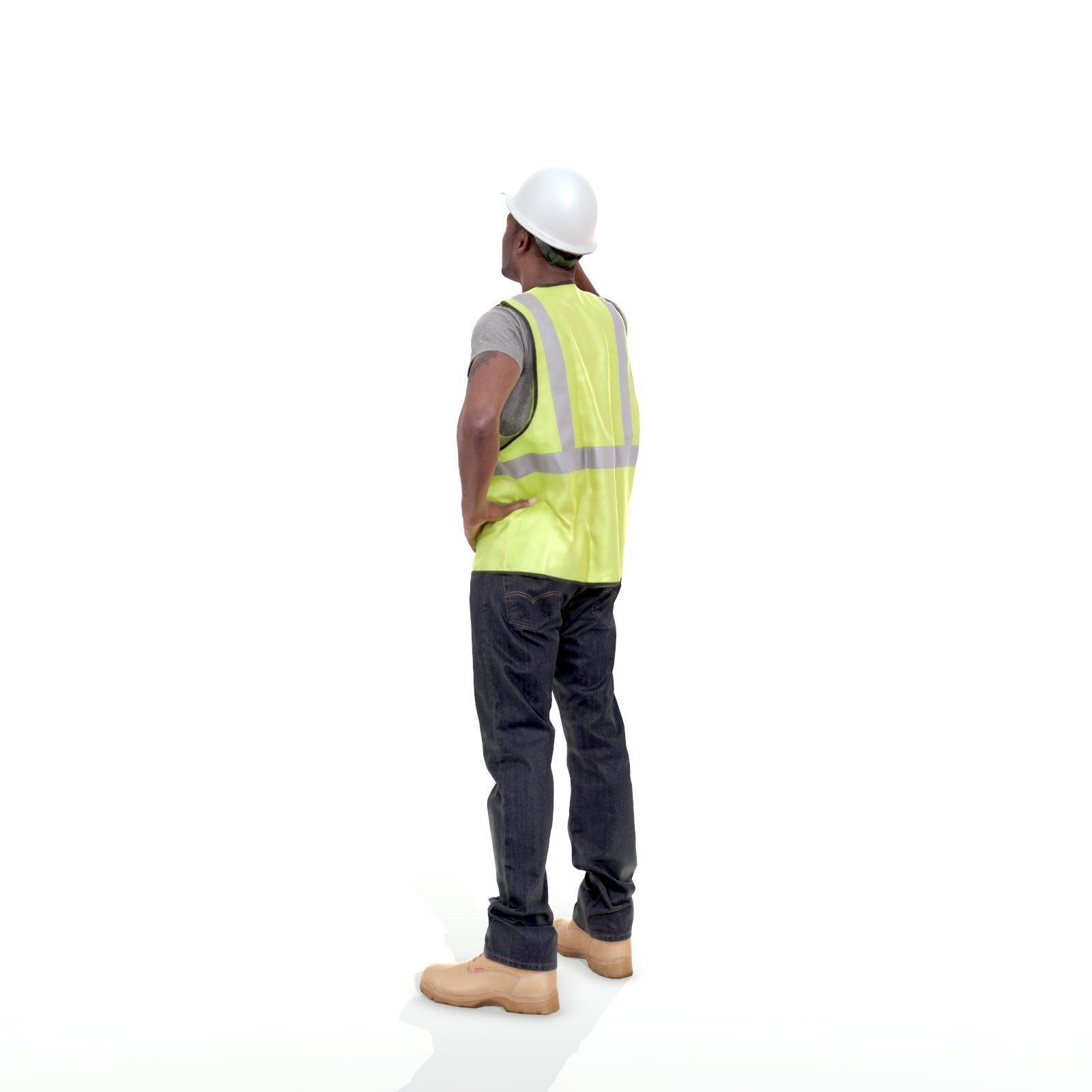 Worker with Yellow Vest and White Helmet WMan0301-HD2-O01P01-S 3D model_46