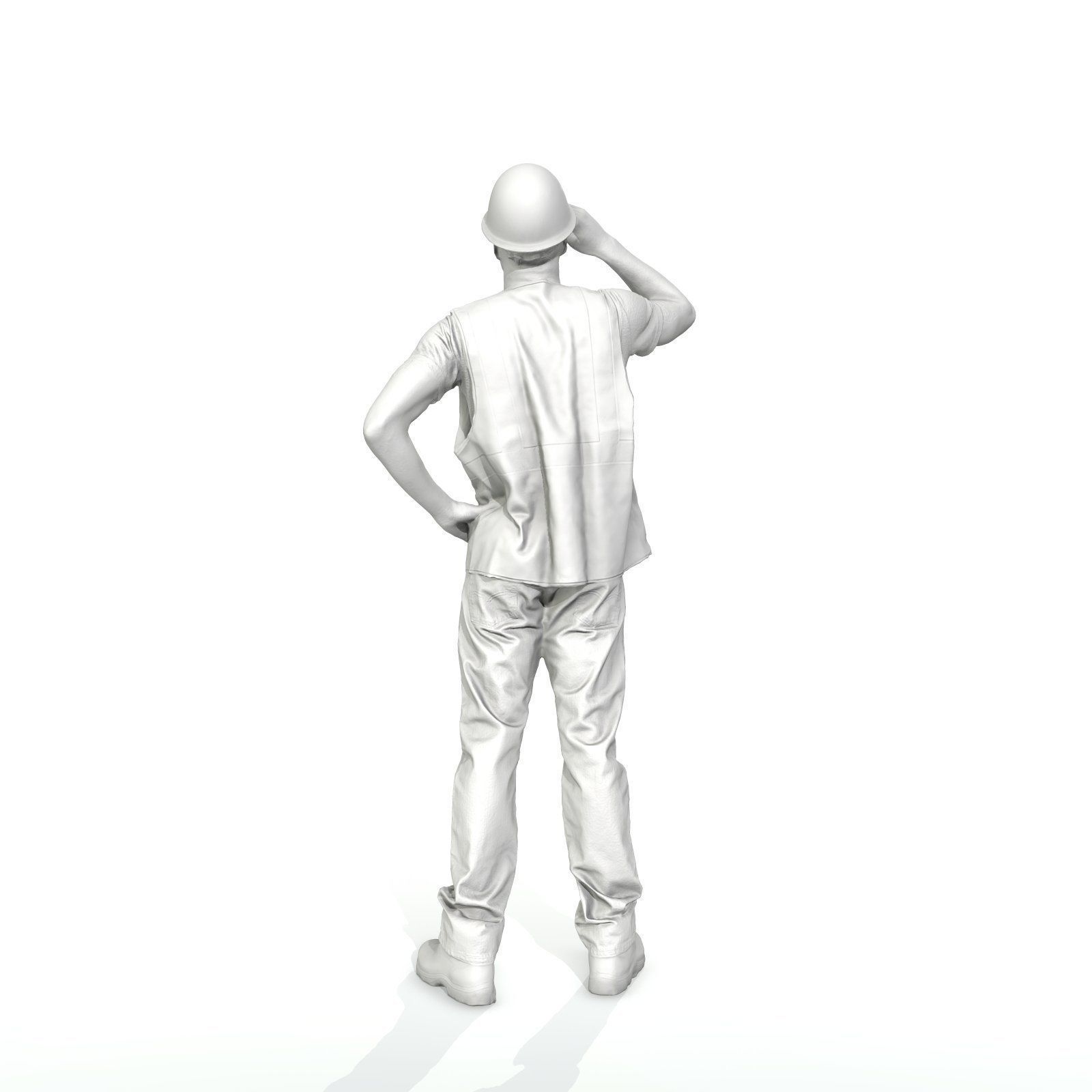 Worker with Yellow Vest and White Helmet WMan0301-HD2-O01P01-S 3D model_61