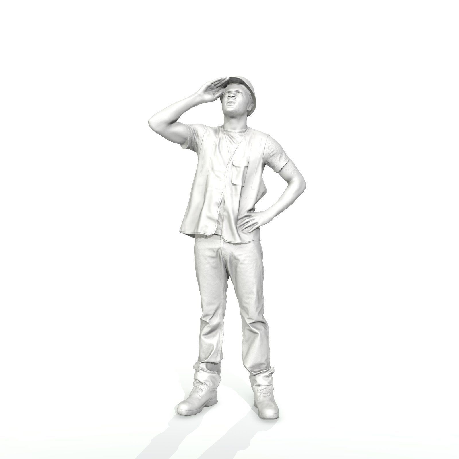 Worker with Yellow Vest and White Helmet WMan0301-HD2-O01P01-S 3D model_20