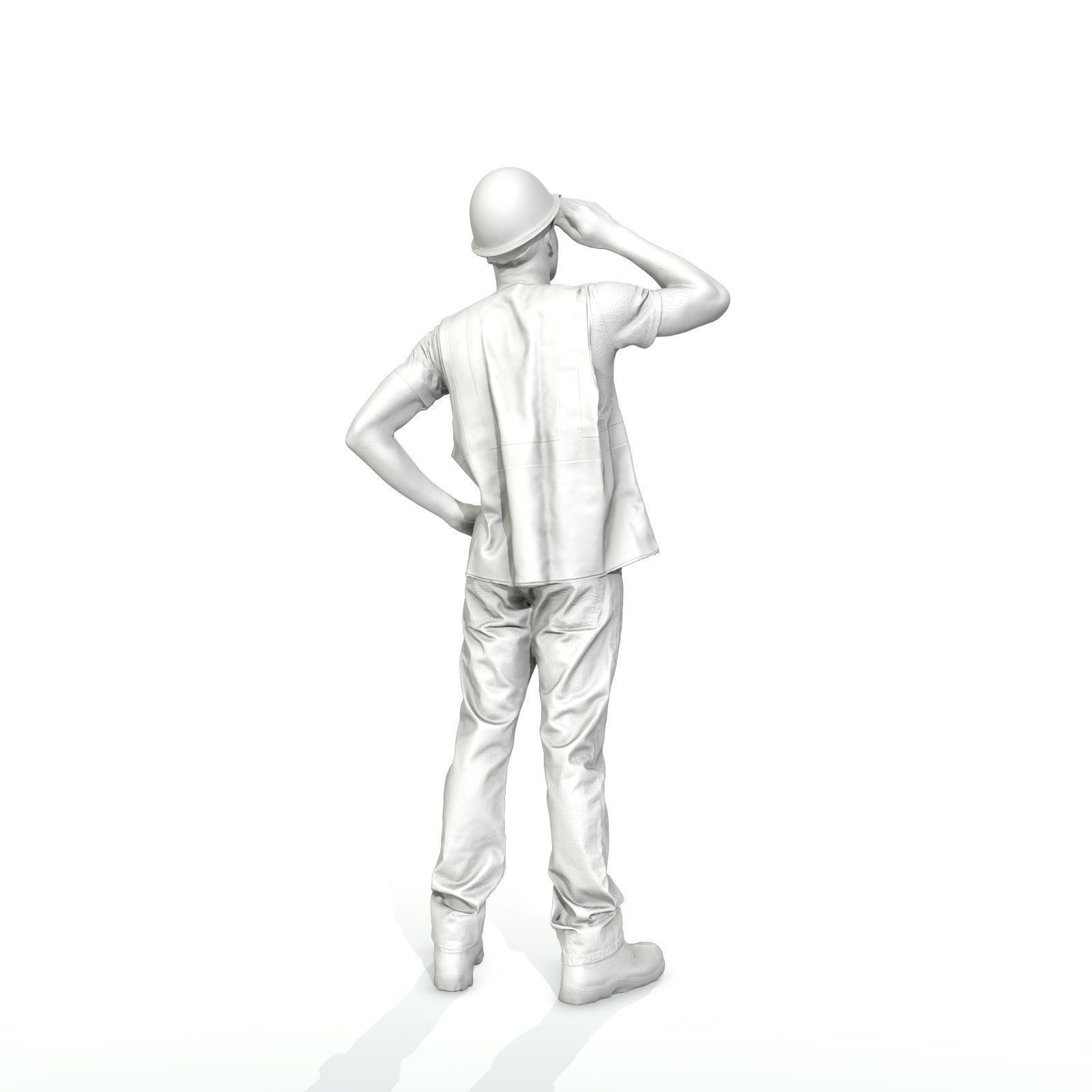 Worker with Yellow Vest and White Helmet WMan0301-HD2-O01P01-S 3D model_13