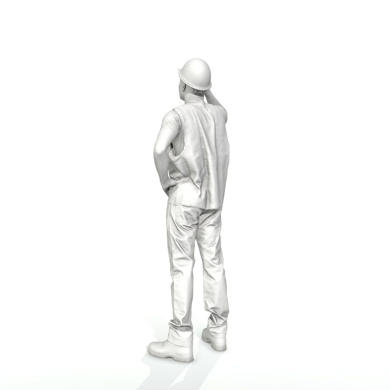 Worker with Yellow Vest and White Helmet WMan0301-HD2-O01P01-S 3D model_26