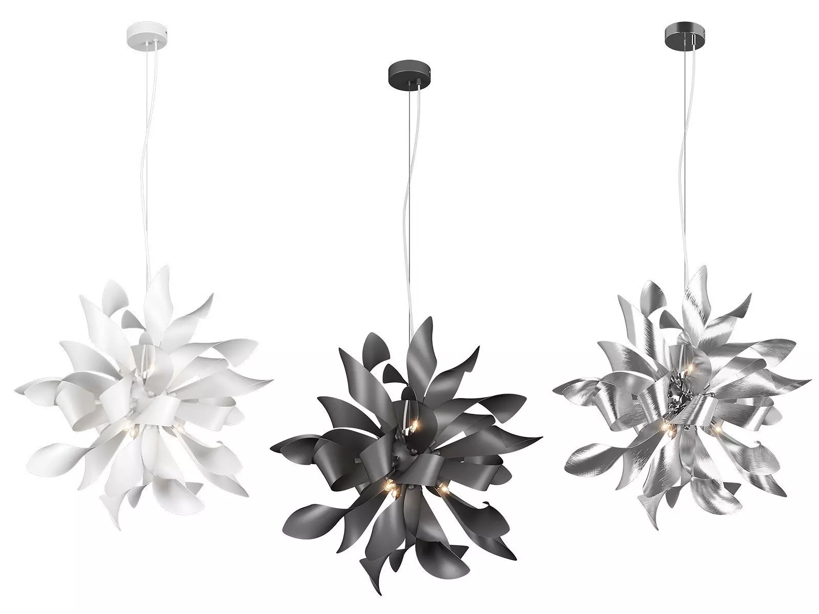 75426x Turbio Lightstar Hanging Chandelier 3D model_0