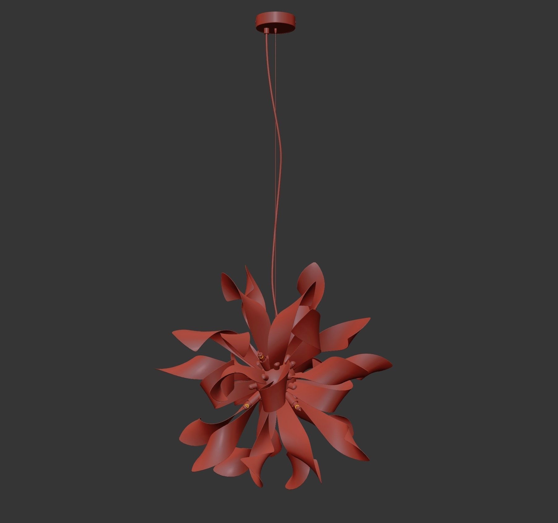 75426x Turbio Lightstar Hanging Chandelier 3D model_12