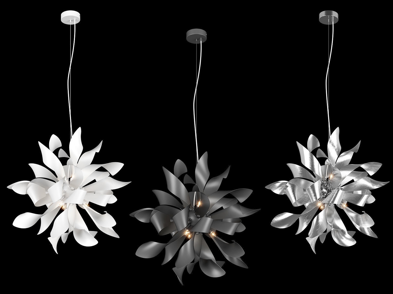 75426x Turbio Lightstar Hanging Chandelier 3D model_1