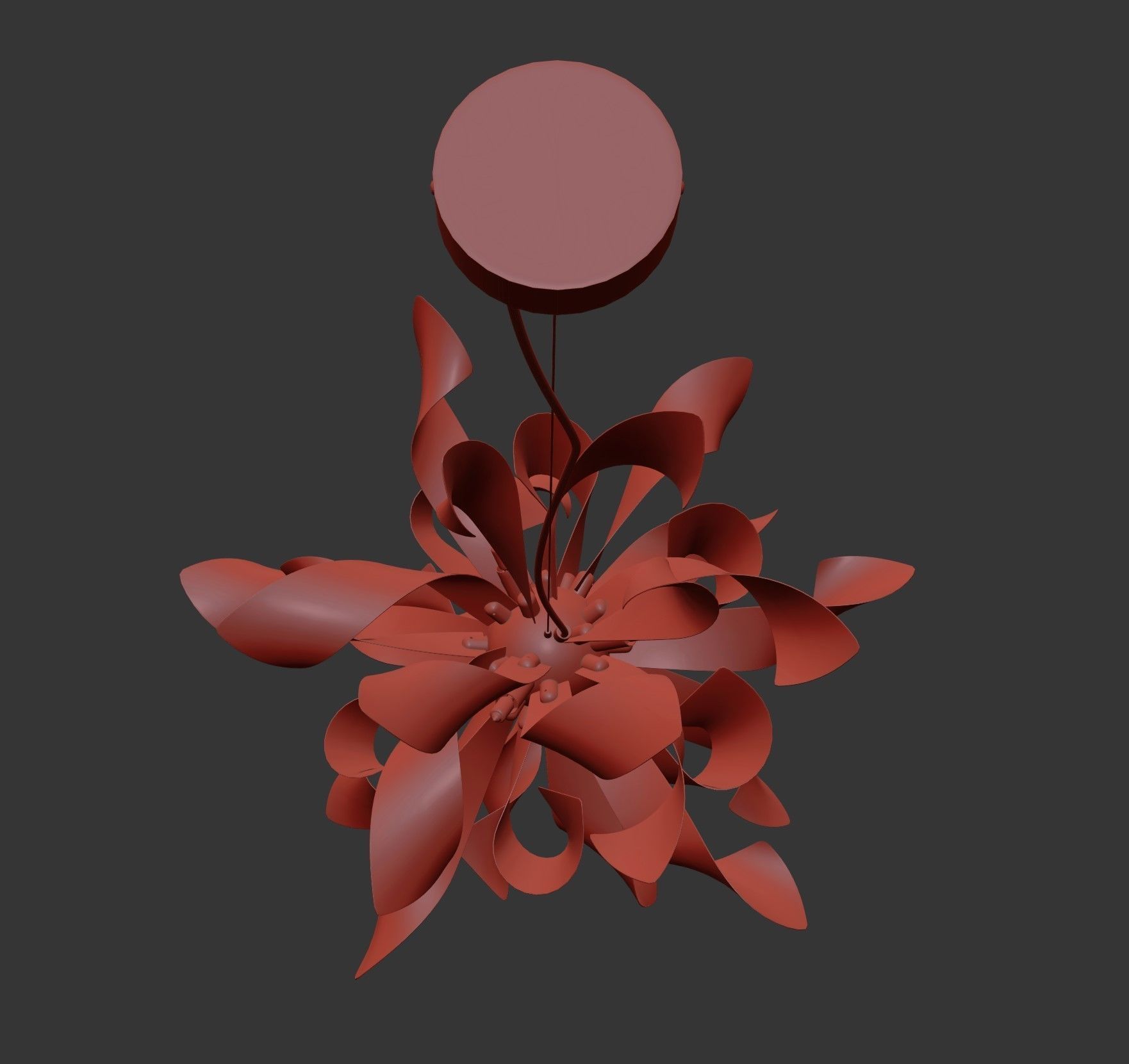 75426x Turbio Lightstar Hanging Chandelier 3D model_13