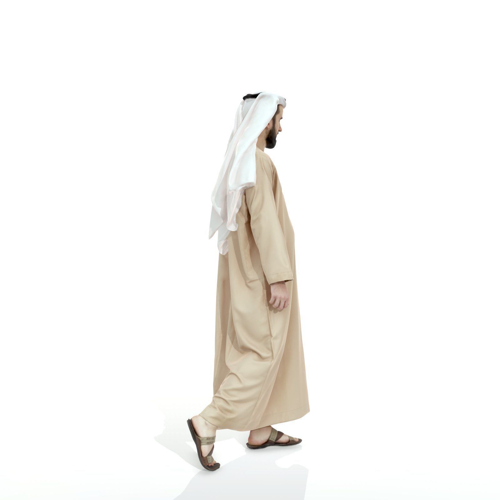 Arab Man Holding Phone ArMan0003-HD2-O01P04-S 3D model_2
