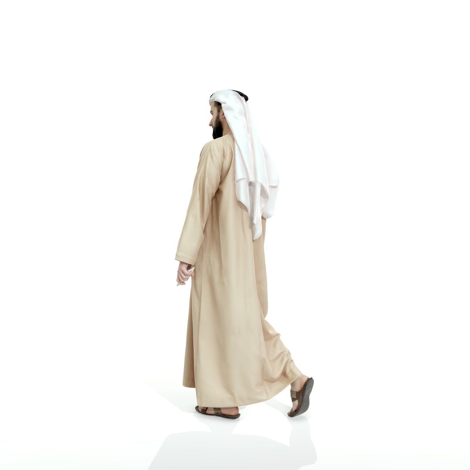 Arab Man Holding Phone ArMan0003-HD2-O01P04-S 3D model_3