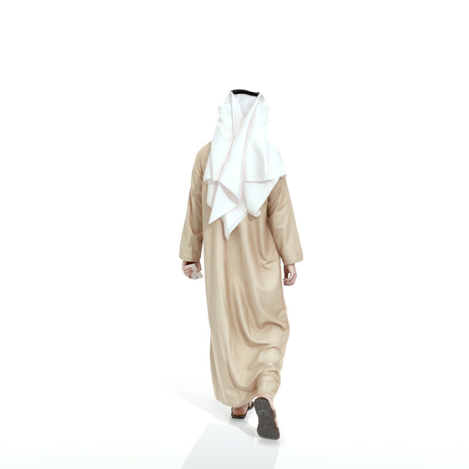 Arab Man Holding Phone ArMan0003-HD2-O01P04-S 3D model_60