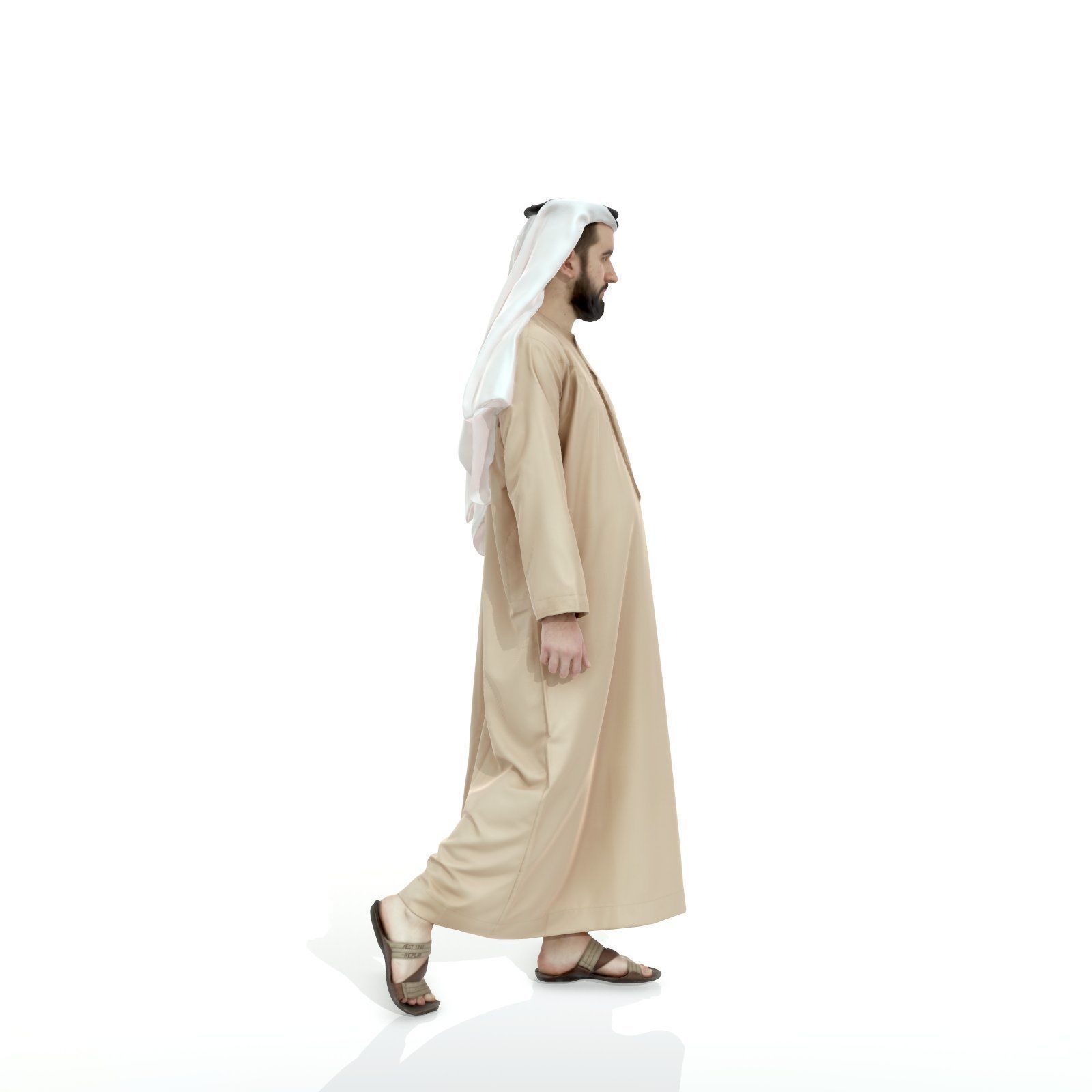Arab Man Holding Phone ArMan0003-HD2-O01P04-S 3D model_8