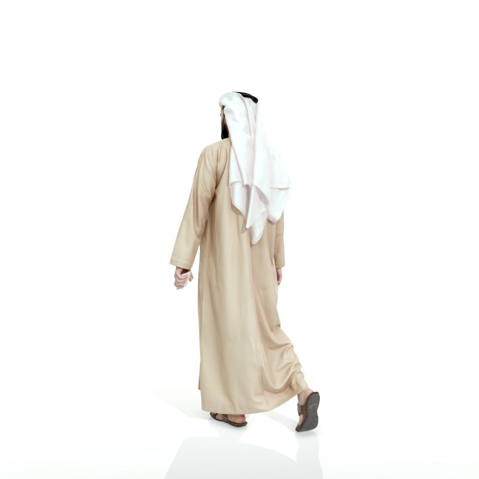Arab Man Holding Phone ArMan0003-HD2-O01P04-S 3D model_4