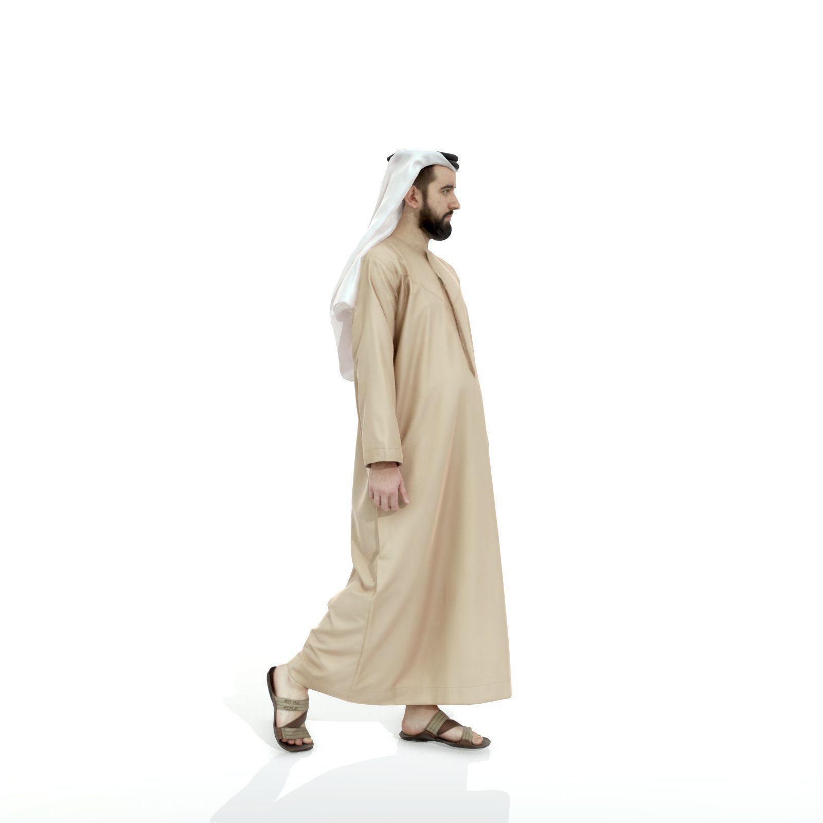 Arab Man Holding Phone ArMan0003-HD2-O01P04-S 3D model_17