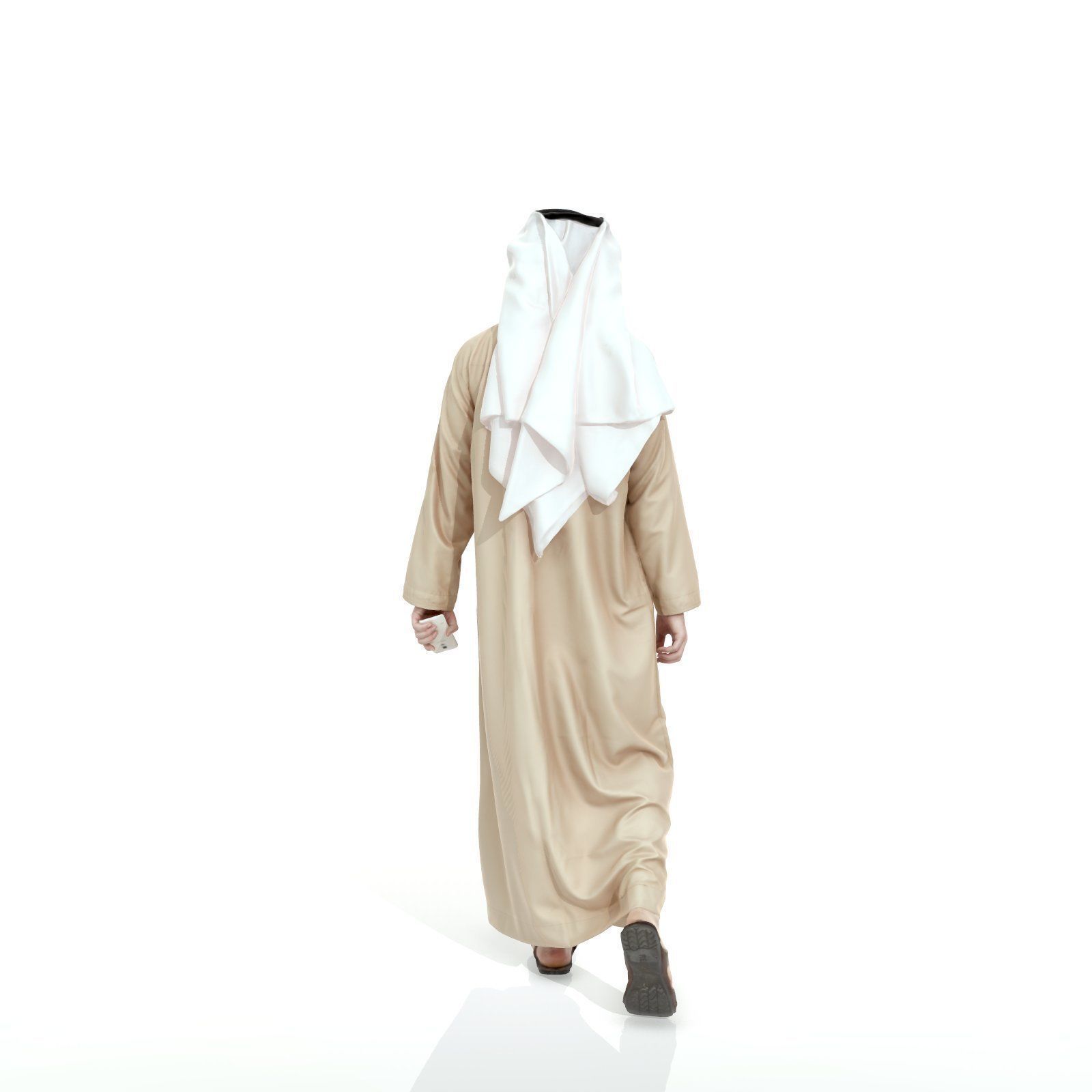 Arab Man Holding Phone ArMan0003-HD2-O01P04-S 3D model_56