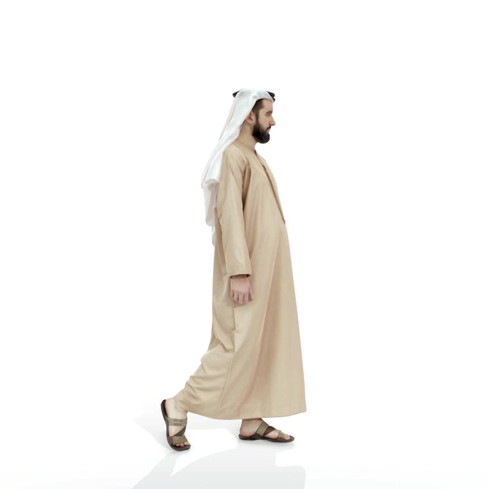 Arab Man Holding Phone ArMan0003-HD2-O01P04-S 3D model_74