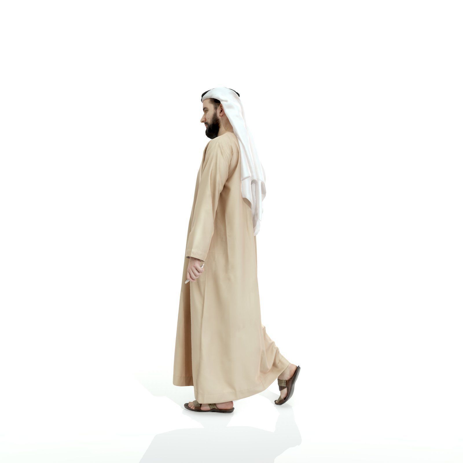 Arab Man Holding Phone ArMan0003-HD2-O01P04-S 3D model_20