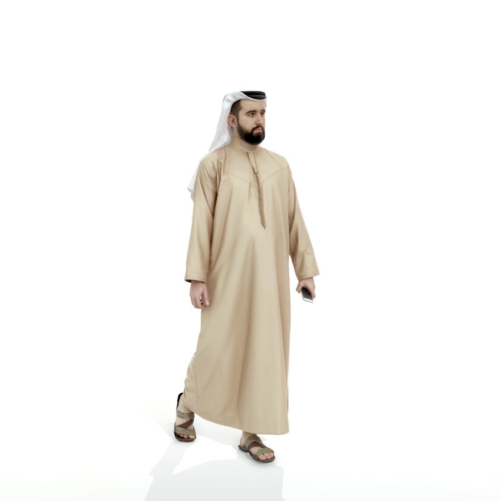 Arab Man Holding Phone ArMan0003-HD2-O01P04-S 3D model_52